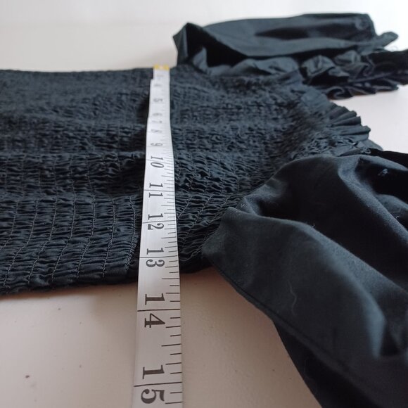 The Drop Marisol On/Off-Shoulder Cotton Smock Blouse - Picture 11 of 16